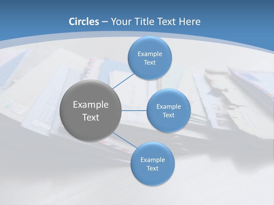 Mail Enveloped Copyspace PowerPoint Template