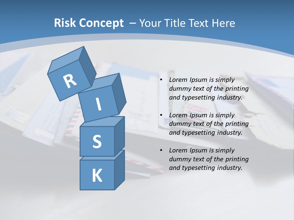 Mail Enveloped Copyspace PowerPoint Template