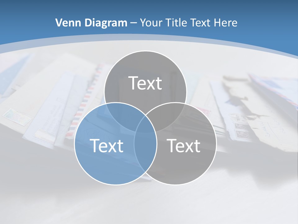 Mail Enveloped Copyspace PowerPoint Template
