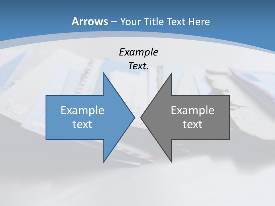 Mail Enveloped Copyspace PowerPoint Template