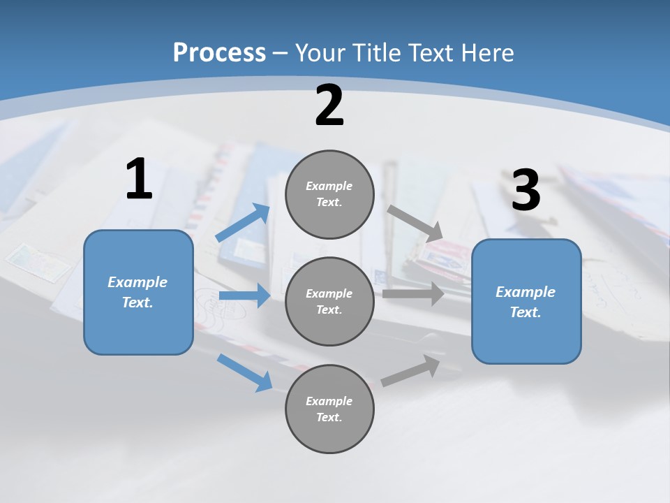 Mail Enveloped Copyspace PowerPoint Template