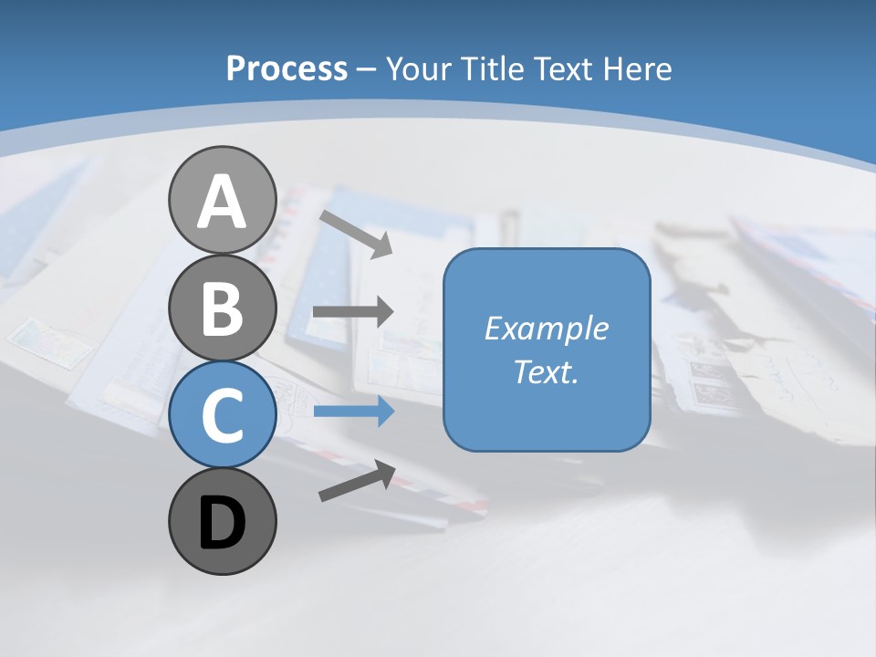 Mail Enveloped Copyspace PowerPoint Template
