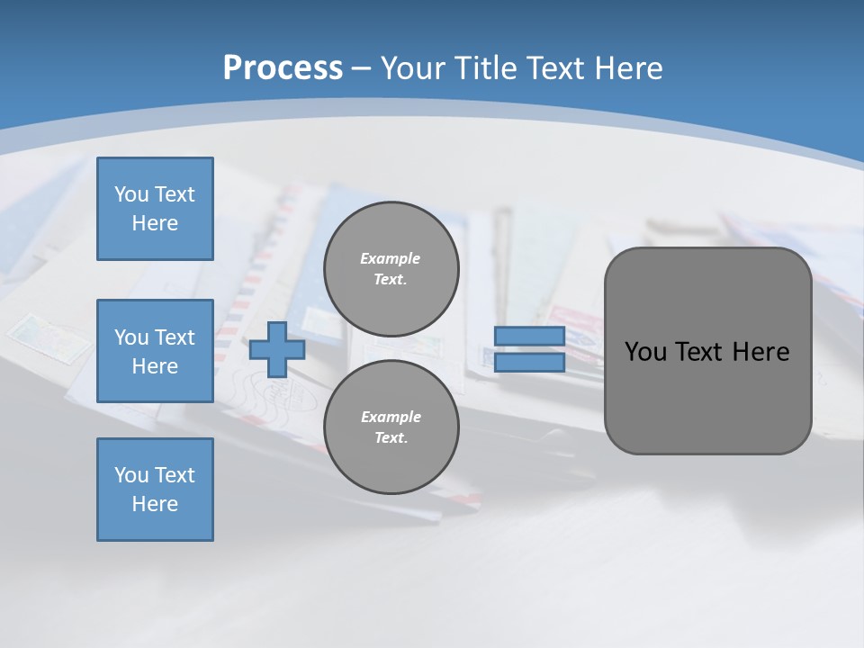 Mail Enveloped Copyspace PowerPoint Template