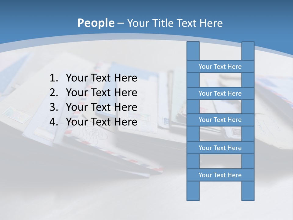 Mail Enveloped Copyspace PowerPoint Template