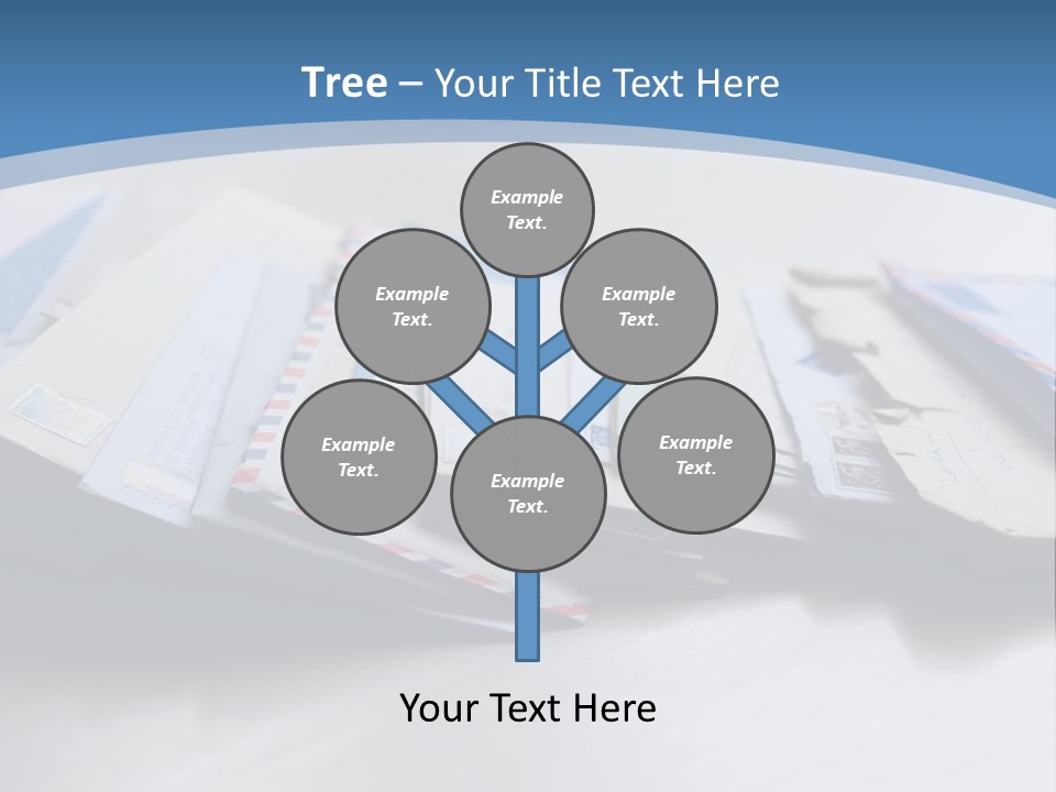 Mail Enveloped Copyspace PowerPoint Template