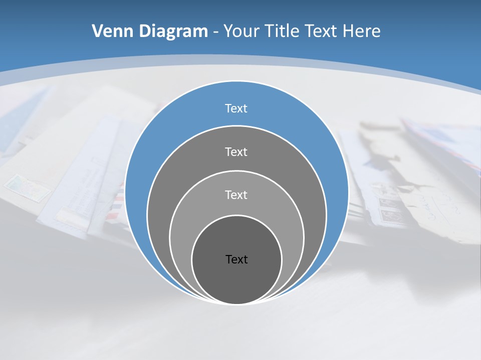 Mail Enveloped Copyspace PowerPoint Template