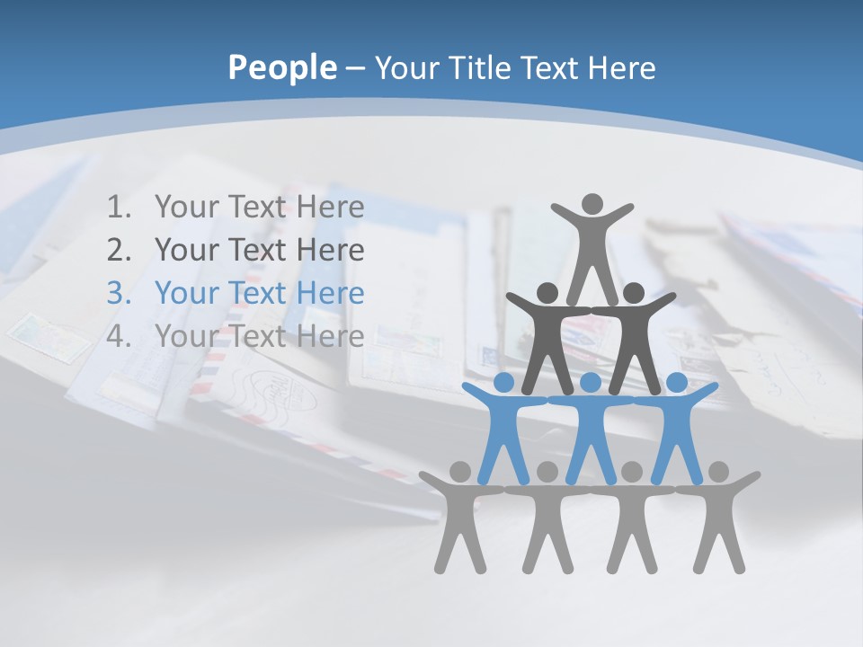 Mail Enveloped Copyspace PowerPoint Template