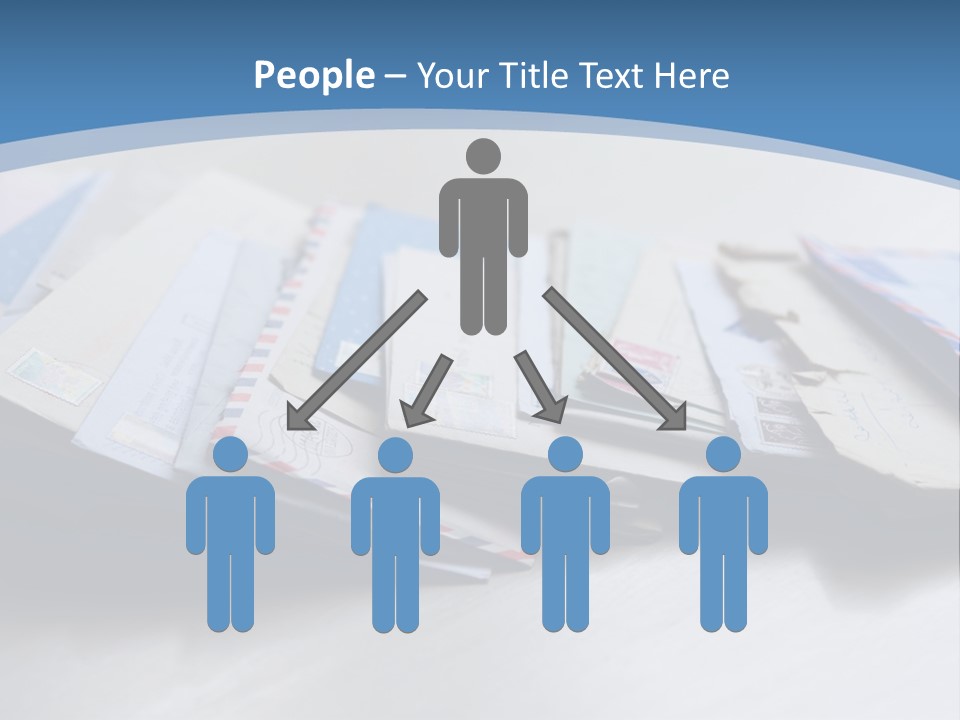 Mail Enveloped Copyspace PowerPoint Template