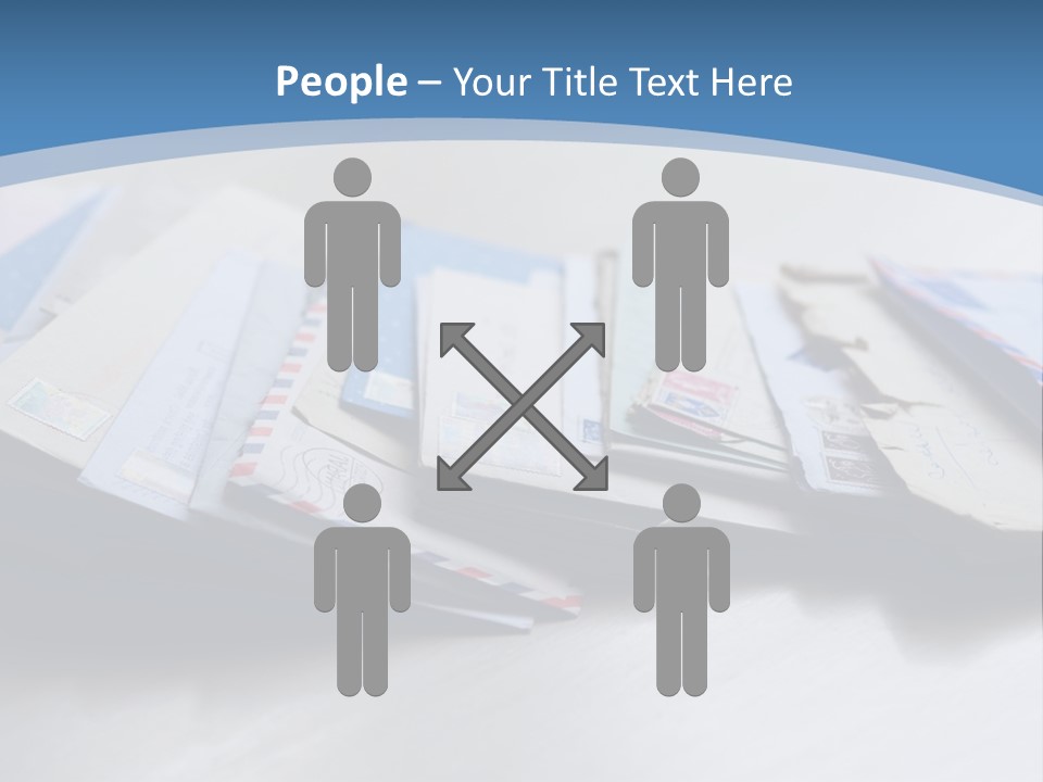 Mail Enveloped Copyspace PowerPoint Template