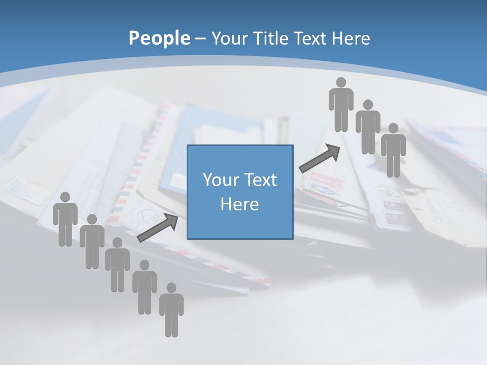 Mail Enveloped Copyspace PowerPoint Template