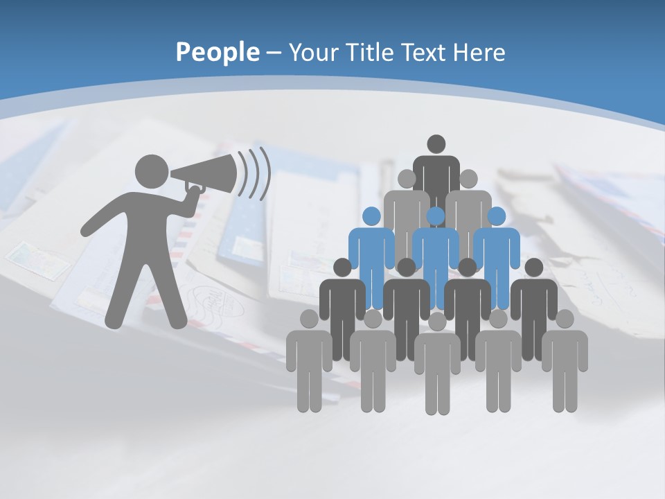 Mail Enveloped Copyspace PowerPoint Template