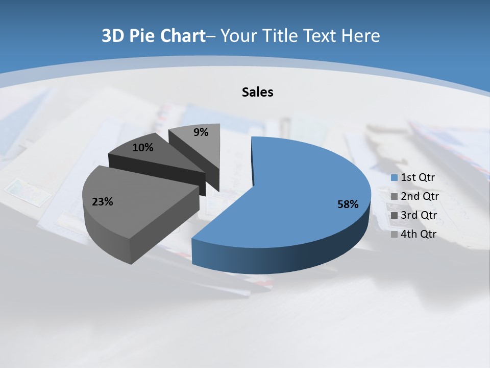 Mail Enveloped Copyspace PowerPoint Template