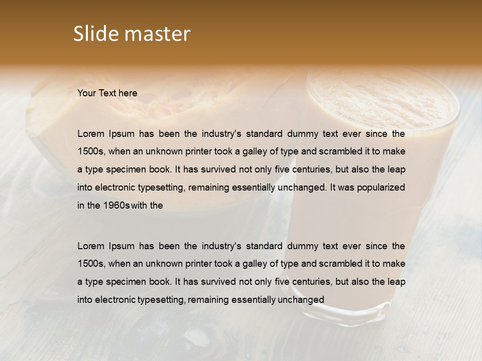 Breakfast Gourmet Nutrient PowerPoint Template