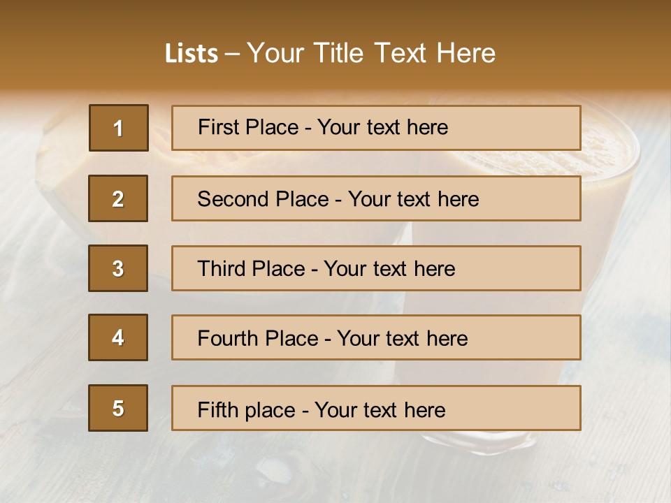 Breakfast Gourmet Nutrient PowerPoint Template