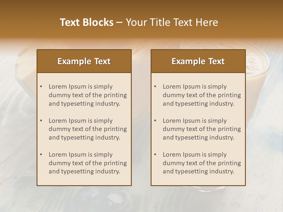 Breakfast Gourmet Nutrient PowerPoint Template