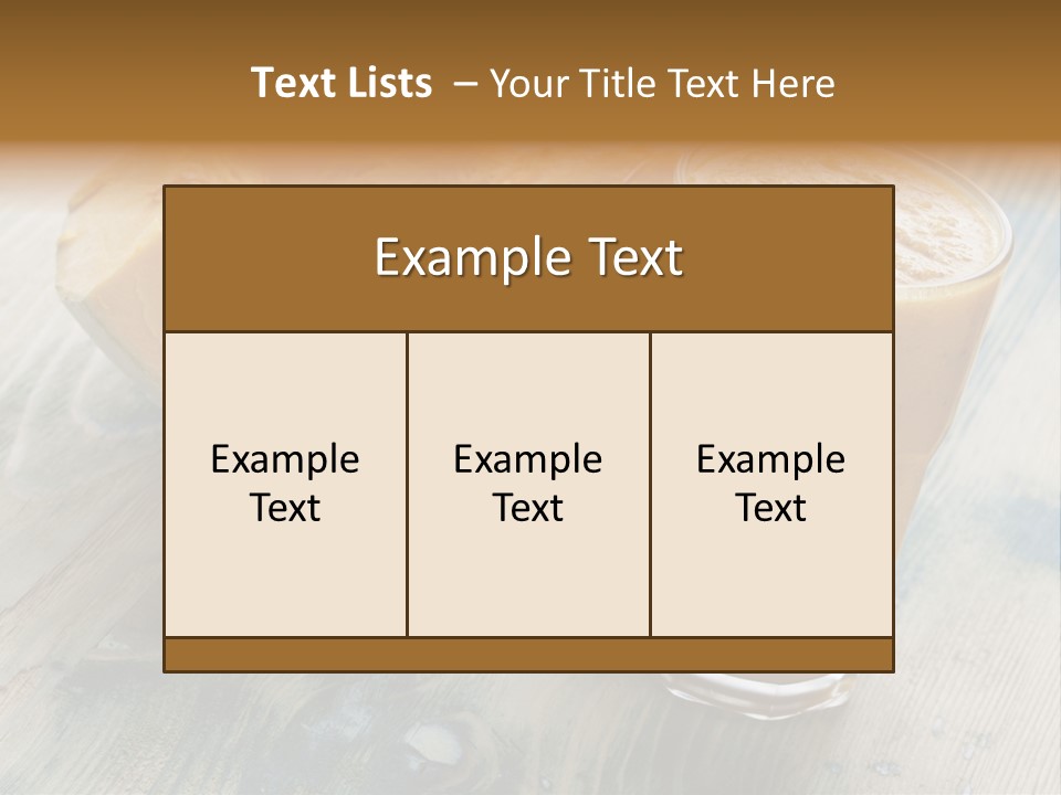 Breakfast Gourmet Nutrient PowerPoint Template