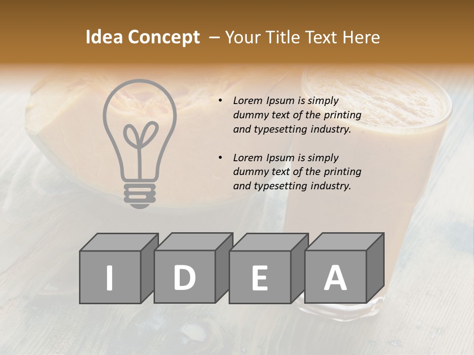 Breakfast Gourmet Nutrient PowerPoint Template
