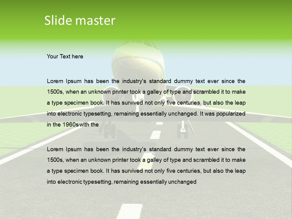 Sunlight Moving Journey PowerPoint Template