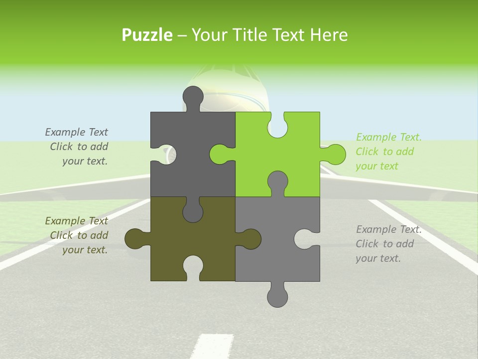 Sunlight Moving Journey PowerPoint Template