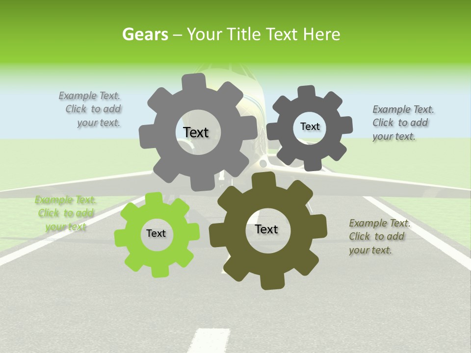 Sunlight Moving Journey PowerPoint Template
