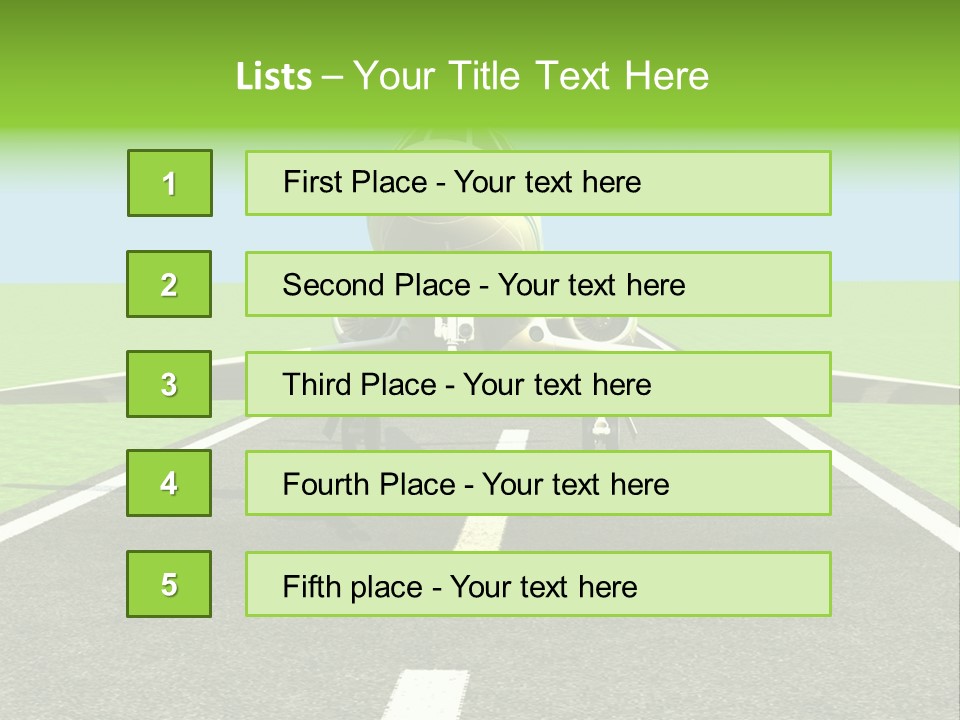 Sunlight Moving Journey PowerPoint Template