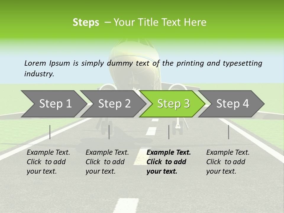 Sunlight Moving Journey PowerPoint Template