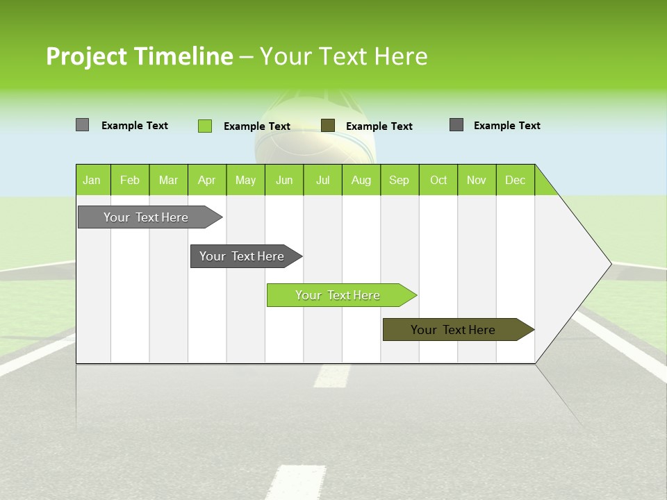Sunlight Moving Journey PowerPoint Template