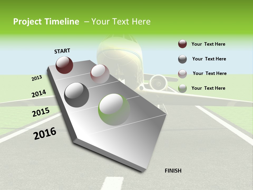 Sunlight Moving Journey PowerPoint Template