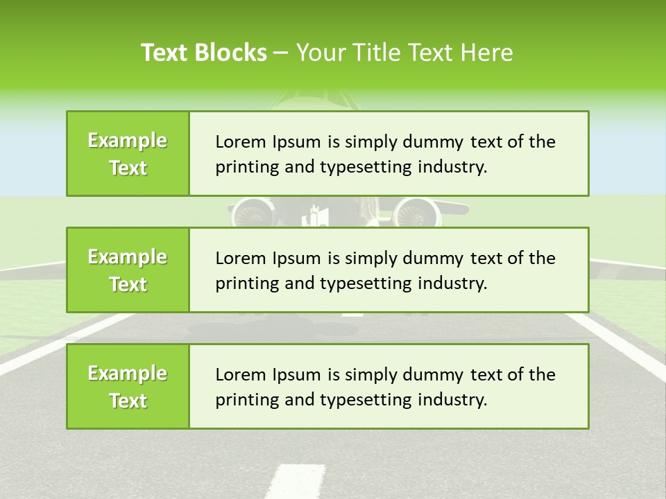 Sunlight Moving Journey PowerPoint Template