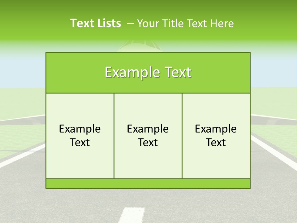 Sunlight Moving Journey PowerPoint Template