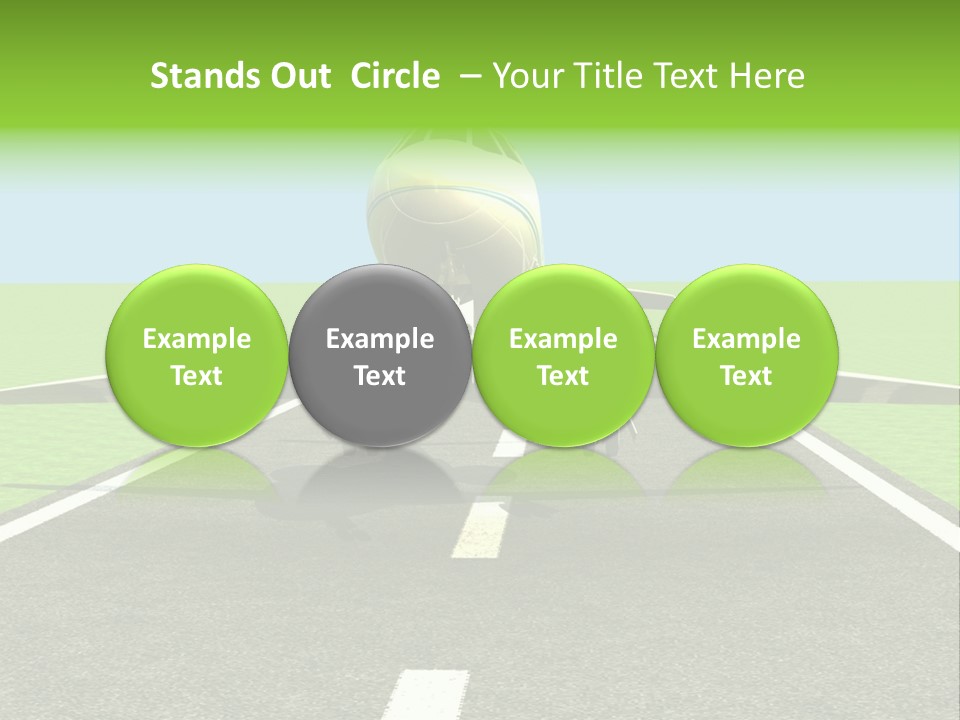 Sunlight Moving Journey PowerPoint Template