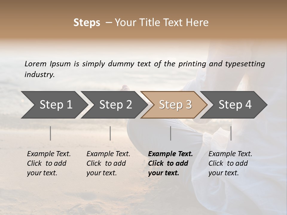 Leisure Paradise Tropical PowerPoint Template