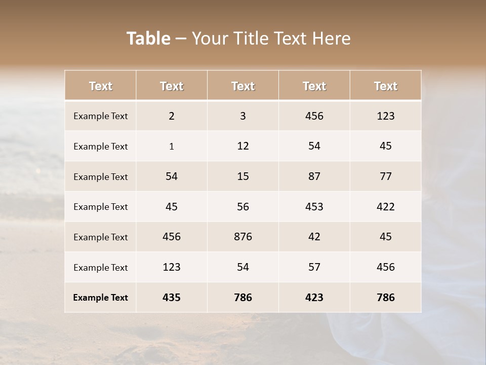 Leisure Paradise Tropical PowerPoint Template