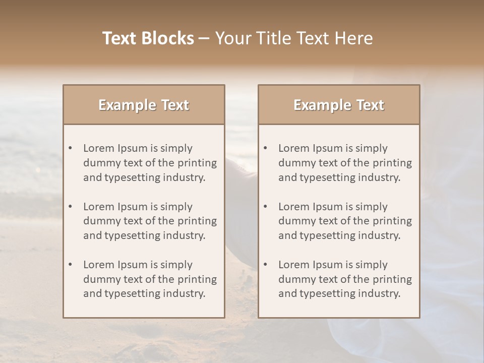 Leisure Paradise Tropical PowerPoint Template