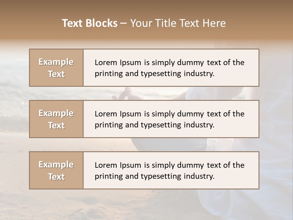 Leisure Paradise Tropical PowerPoint Template