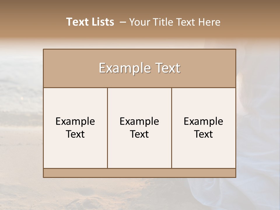 Leisure Paradise Tropical PowerPoint Template