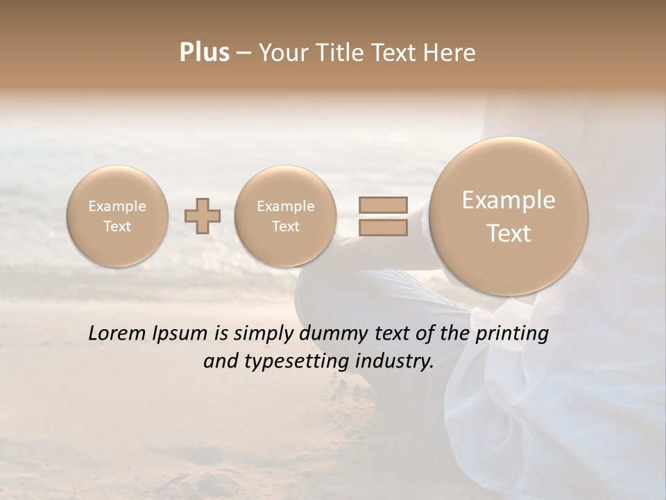 Leisure Paradise Tropical PowerPoint Template