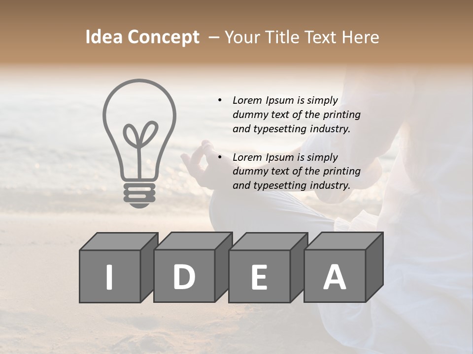 Leisure Paradise Tropical PowerPoint Template