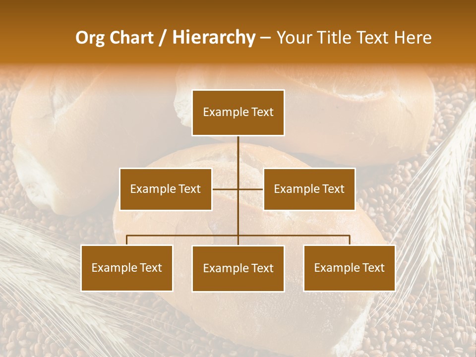 Coarse Bread Textures Brown PowerPoint Template