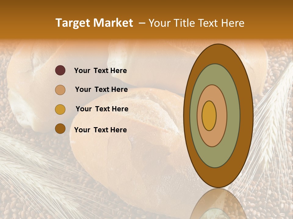 Coarse Bread Textures Brown PowerPoint Template