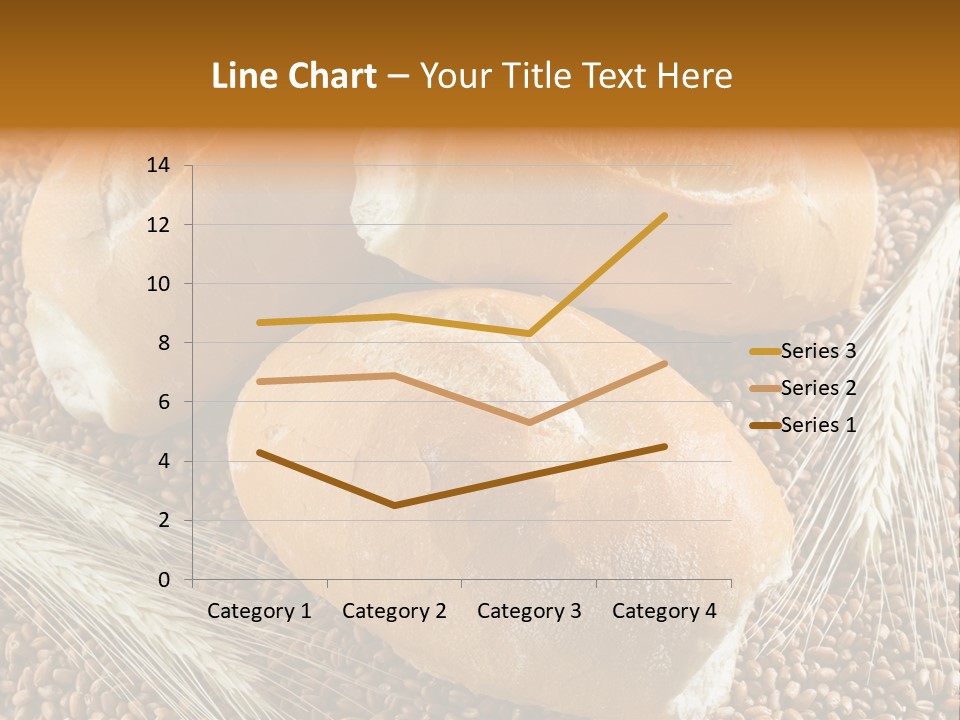 Coarse Bread Textures Brown PowerPoint Template