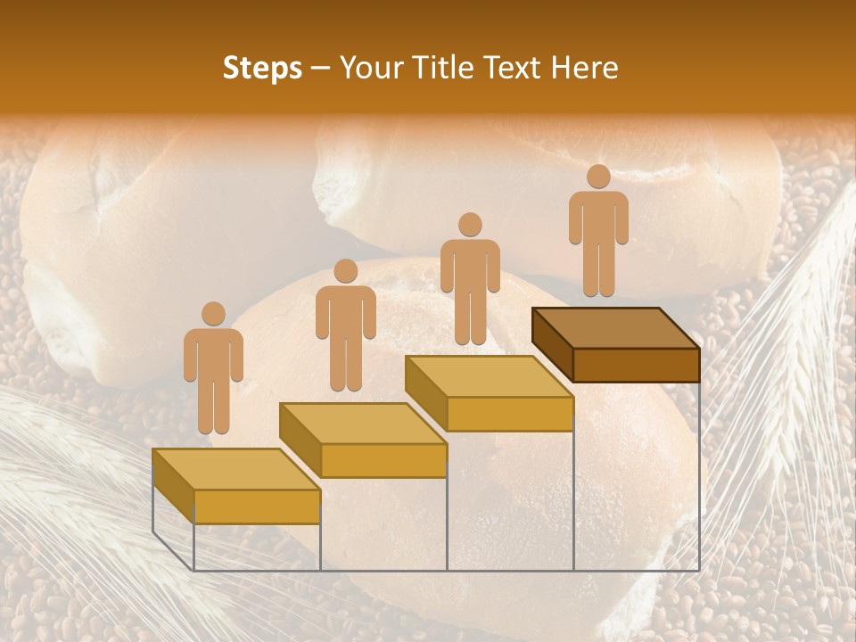 Coarse Bread Textures Brown PowerPoint Template