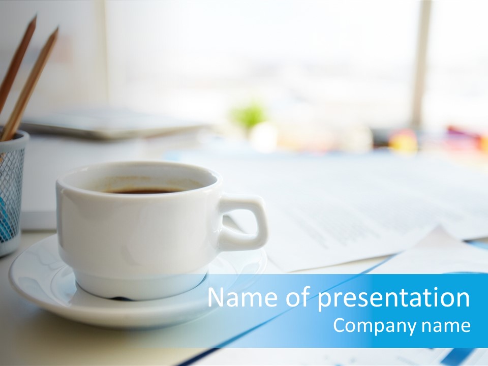 Document Paperwork Ceramics PowerPoint Template