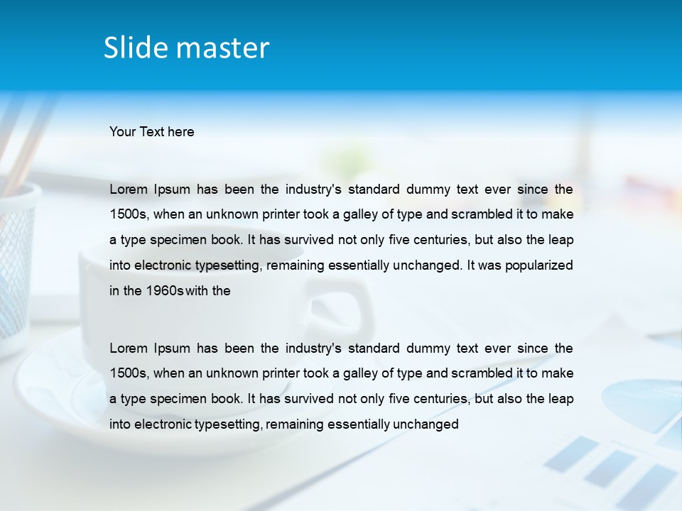 Document Paperwork Ceramics PowerPoint Template