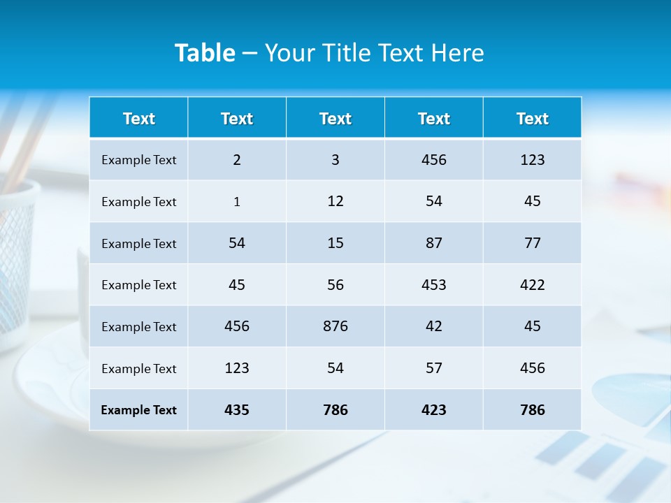 Document Paperwork Ceramics PowerPoint Template