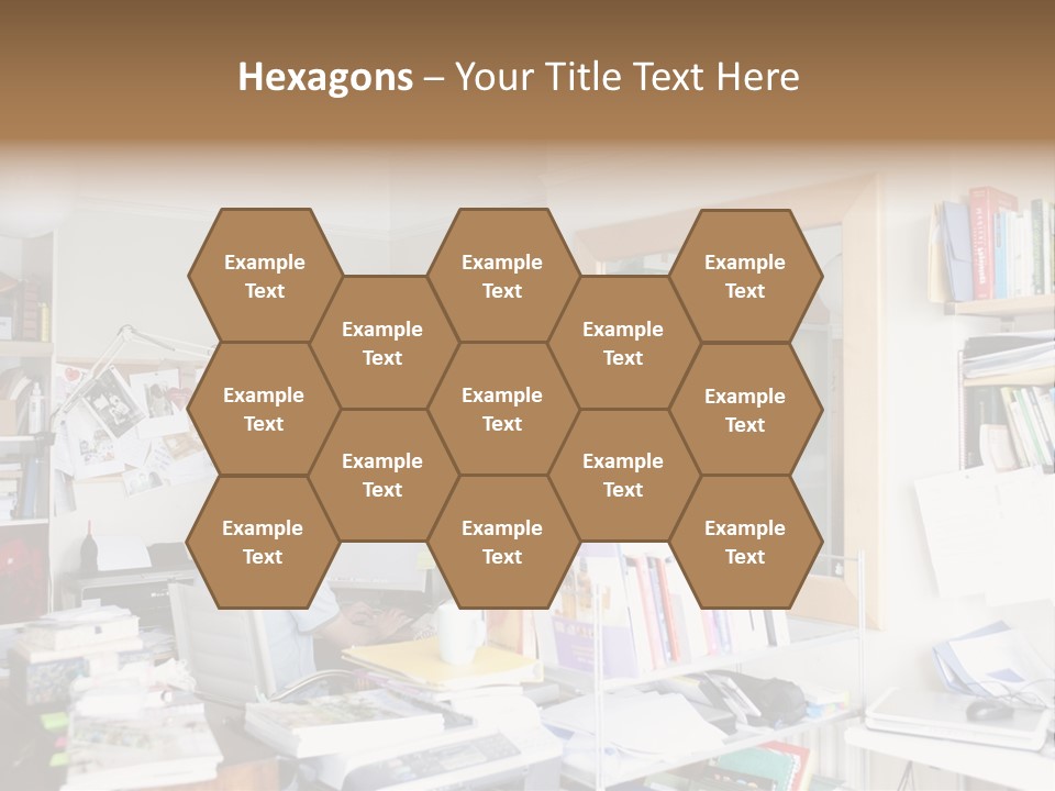 Indoors Professional Table PowerPoint Template