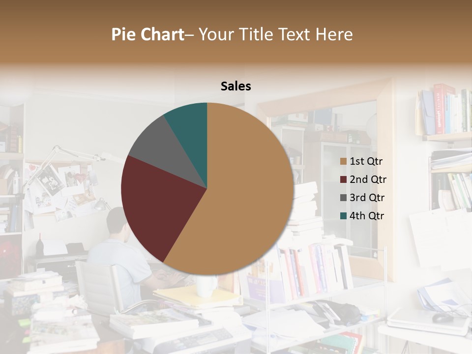 Indoors Professional Table PowerPoint Template
