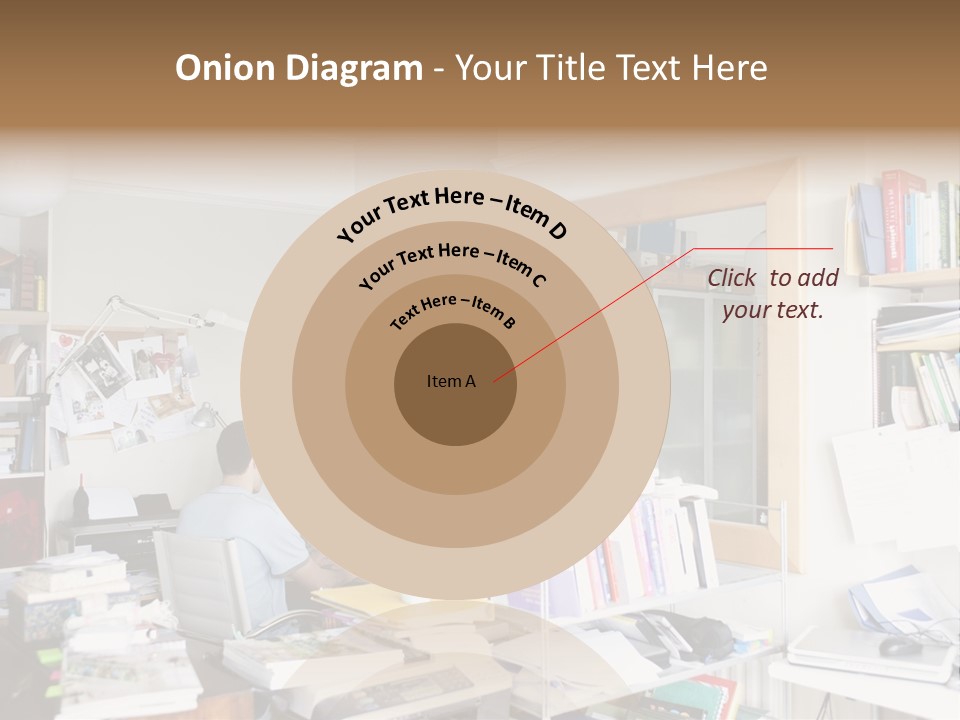 Indoors Professional Table PowerPoint Template