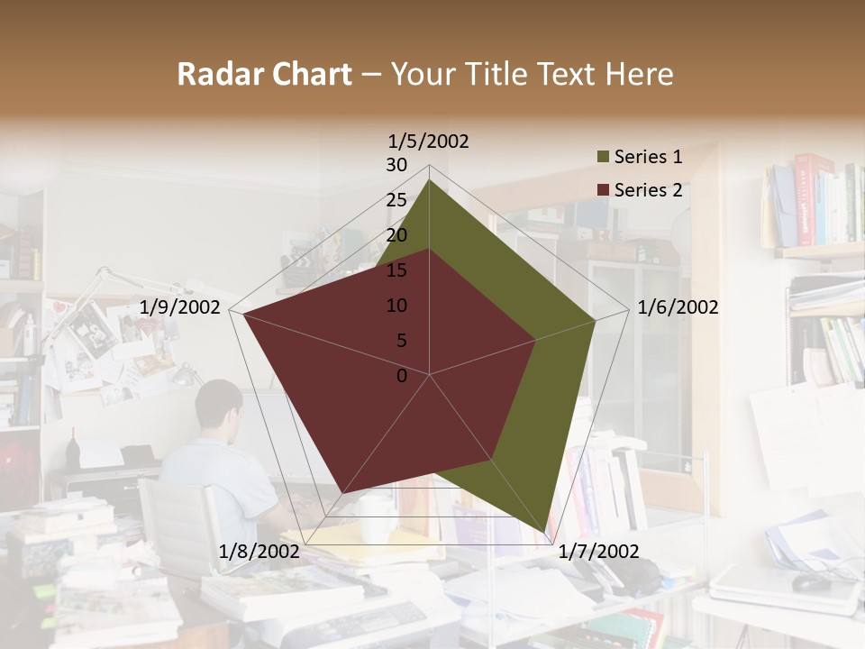 Indoors Professional Table PowerPoint Template