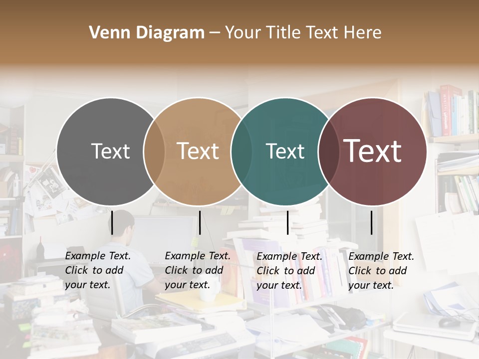 Indoors Professional Table PowerPoint Template